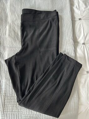 Love & Legend Black Suede Leggings